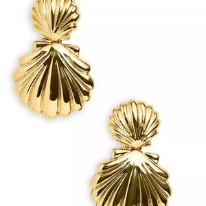 Baublebar Out of This Shell Earrings Pierced Elegant Designer Costume